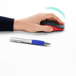 Logitech M190 Full-Size Belaidė pelė, RF Wireless, 1000 DPI, Raudona (SPEC)