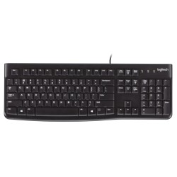 Logitech K120 Laidinė klaviatūra USB-A US Int, Juoda (SPEC)