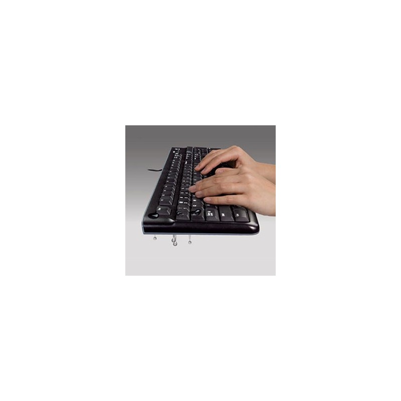 Logitech K120 Laidinė klaviatūra USB-A US Int, Juoda (SPEC)