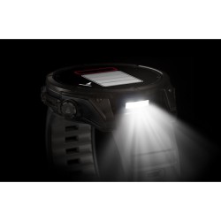 Garmin Fenix 8 Išmanusis laikrodis 47 mm AMOLED Sapphire,Carbon grey DLC,Black/Pebble grey sil. band