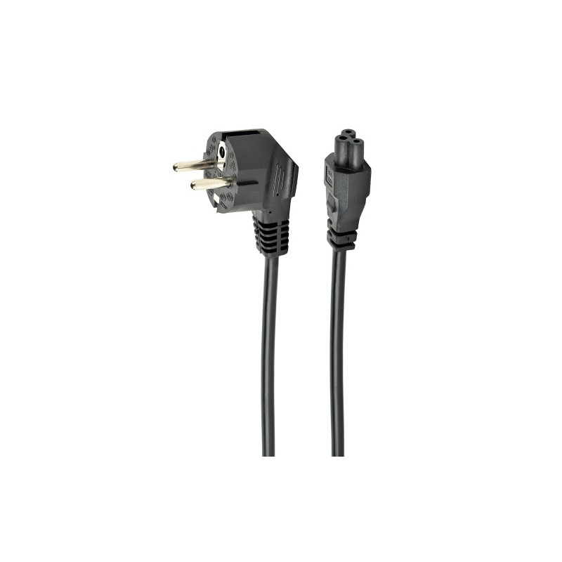 Gembird PC-186-ML12-1M Maitinimo kabelis CEE 7/7 (Type-F) to C5, 1 m, Juoda