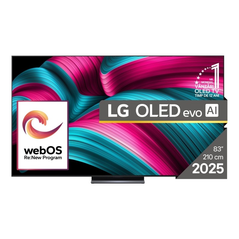 LG TV OLED evo AI OLED83C51LA (2025) Televizorius 83'' 4K UHD 3840x2160 Smart TV