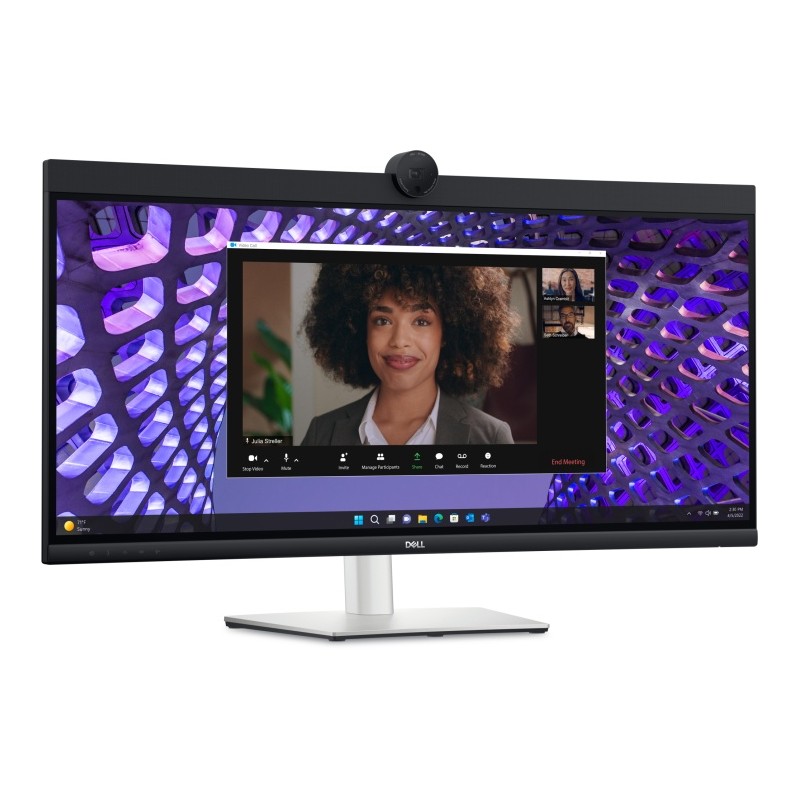 Dell Pro 34 Plus P3424WEB Monitorius 34.1'' IPS WQHD 3440x1440 8 ms 300 cd/m2 60 Hz, Silver/Black
