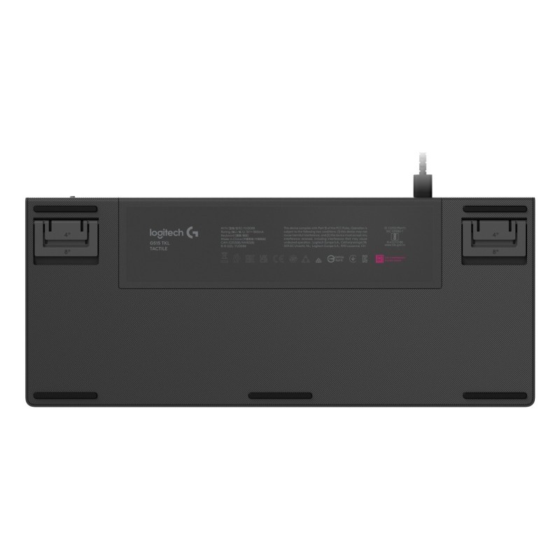 Logitech G515 TKL Laidinė žaidimų klaviatūra USB, Low Profile, Tactile Switch, US Int, Juoda