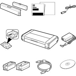 Canon MAXIFY BX110 Spausdintuvas rašalinis spalvotas A4 9 ipm USB Wi-Fi