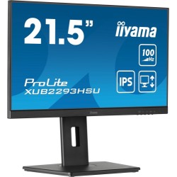 iiyama ProLite XUB2293HSU-B7 Monitorius 21.5'' IPS FHD 1920x1080, 1 ms, 300 cd/m2, 100 Hz, Juoda