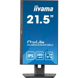 iiyama ProLite XUB2293HSU-B7 Monitorius 21.5'' IPS FHD 1920x1080, 1 ms, 300 cd/m2, 100 Hz, Juoda