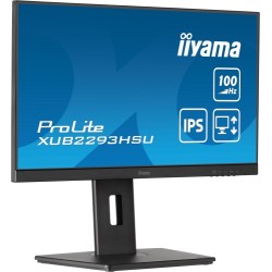 iiyama ProLite XUB2293HSU-B7 Monitorius 21.5'' IPS FHD 1920x1080, 1 ms, 300 cd/m2, 100 Hz, Juoda