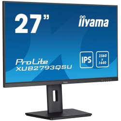 iiyama XUB2793QSU-B7 Monitorius 27'' IPS QHD 2560x1440, 1 ms, 300 cd/m2, 100 Hz, Juoda