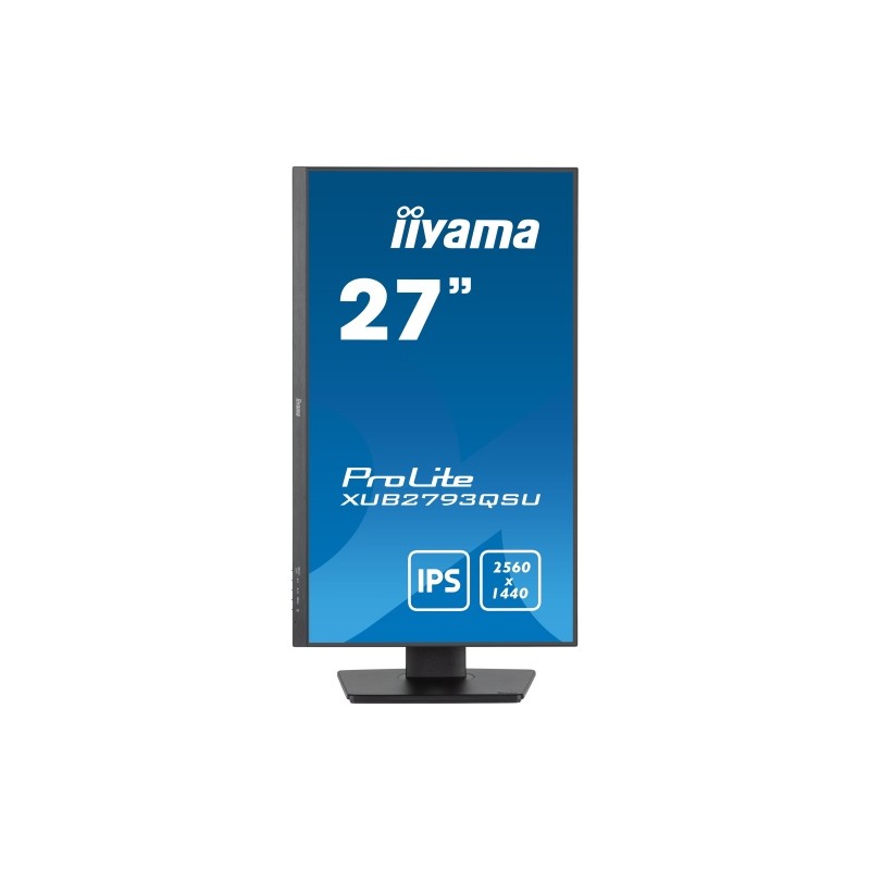 iiyama XUB2793QSU-B7 Monitorius 27'' IPS QHD 2560x1440, 1 ms, 300 cd/m2, 100 Hz, Juoda