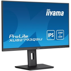 iiyama XUB2793QSU-B7 Monitorius 27'' IPS QHD 2560x1440, 1 ms, 300 cd/m2, 100 Hz, Juoda