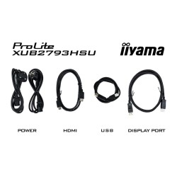 iiyama XUB2793QSU-B7 Monitorius 27'' IPS QHD 2560x1440, 1 ms, 300 cd/m2, 100 Hz, Juoda
