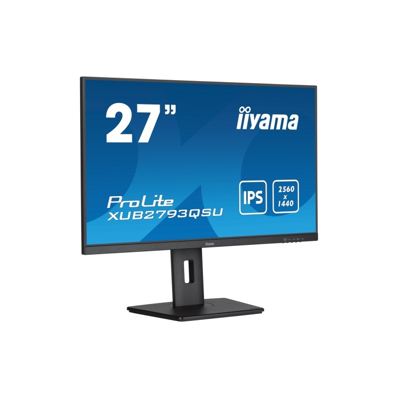 iiyama XUB2793QSU-B7 Monitorius 27'' IPS QHD 2560x1440, 1 ms, 300 cd/m2, 100 Hz, Juoda