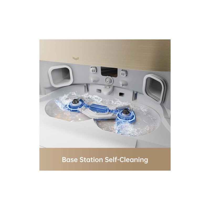 Dreame X40 Ultra Complete Dulkių siurblys robotas, Balta (12 mėnesių garantija)