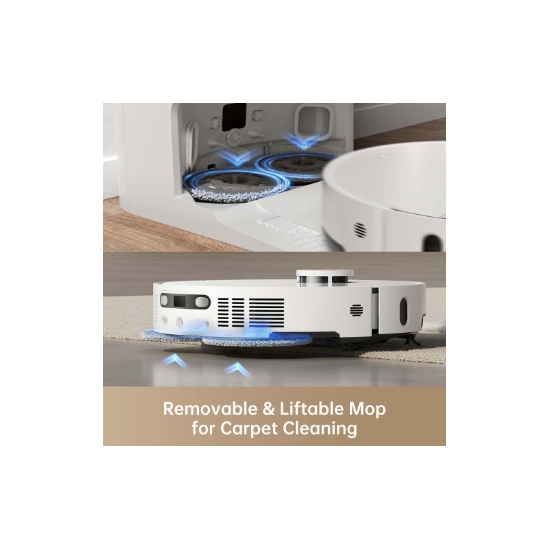 Dreame X40 Ultra Complete Dulkių siurblys robotas, Balta (12 mėnesių garantija)