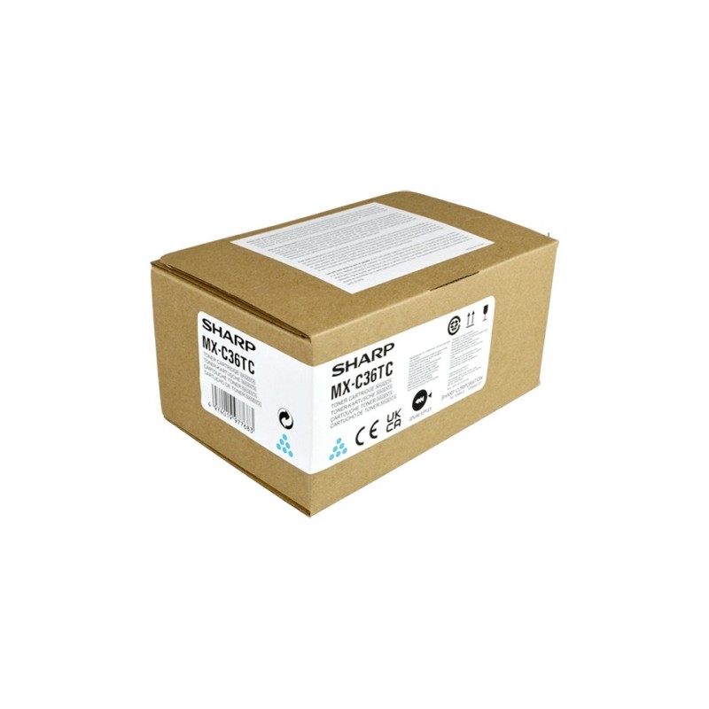 Sharp MX-C36TC (MXC36TC) Lazerinė kasetė, Žydra