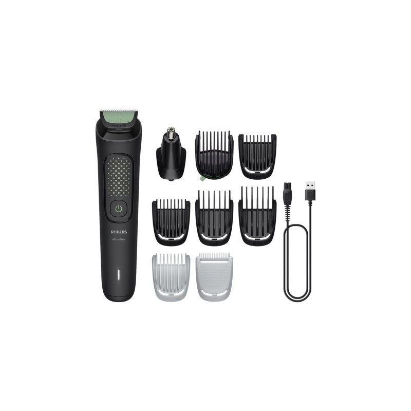 Philips All-in-One 3000 Series MG3945/15 Plaukų kirpimo mašinėlė, Juoda