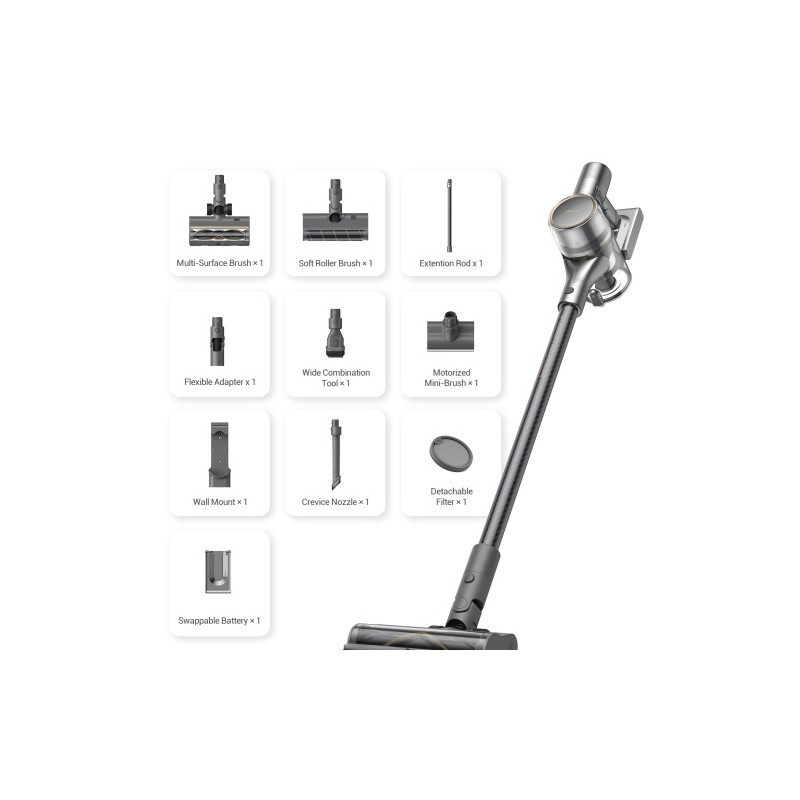 Dreame R20 VTV97A Belaidis dulkių siurblys, Juoda