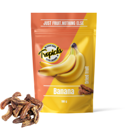 Tropicks Džiovinti bananai 100 g