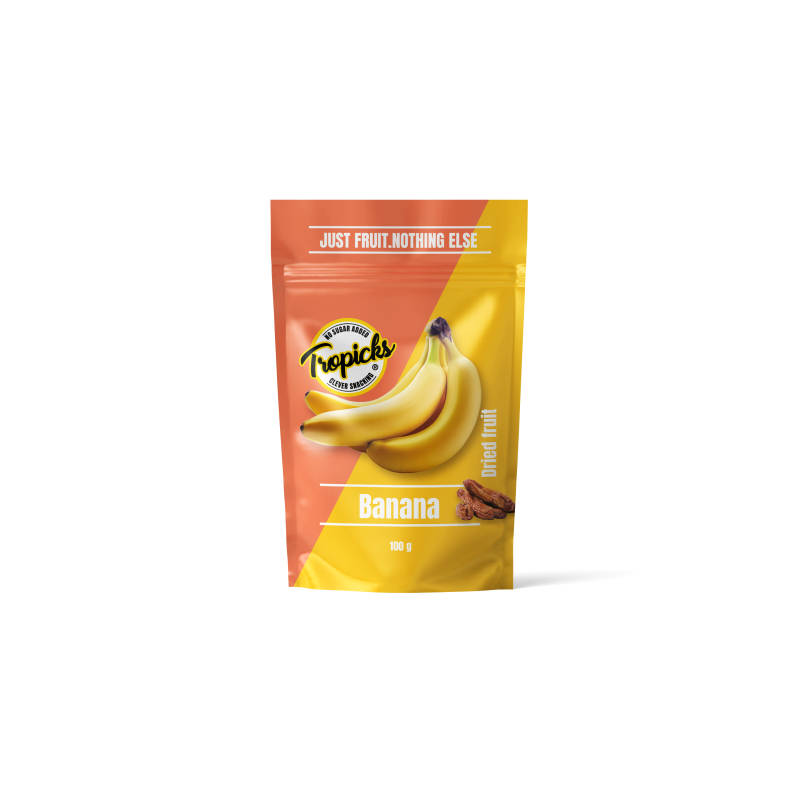 Tropicks Džiovinti bananai 100 g