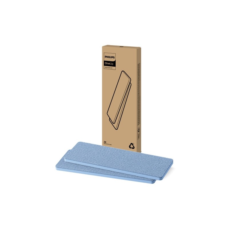 Philips OneUp XV1882/20 2X Keičiamos šluostės, Mėlyna