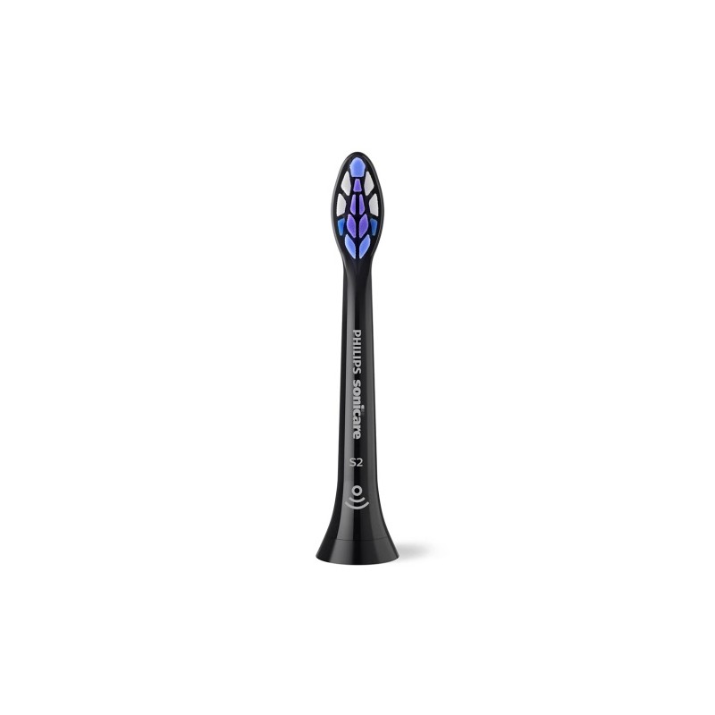 Philips Sonicare S2 Sensitive HX6052/88 Sonic Dantų šepetėlio galvutės, Juoda