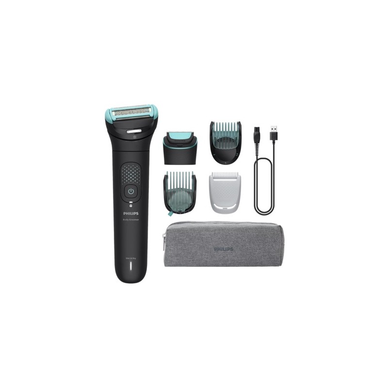 Philips 7000 Series Body Groomer BG7470/15 Plaukų skustuvas / kirpimo mašinėlė, Juoda