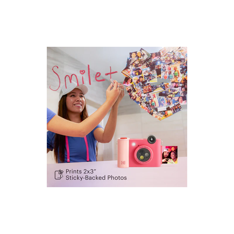 Kodak SMILE+ Momentinis fotoaparatas, 2x3'', Fuchsia