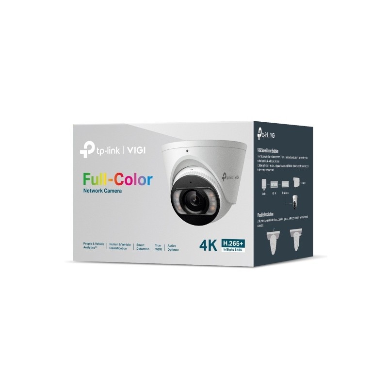 TP-Link InSight S485(2.8mm) VIGI 8MP Full-Color Turret Tinklo kamera