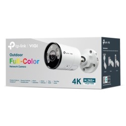 TP-Link InSight S385(4mm) VIGI 8MP Outdoor Full-Color Bullet Tinklo kamera