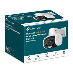 TP-Link VIGI C540V VIGI 4MP Outdoor Full-Color Dual-Lens Varifocal Pan Tilt Tinklo kamera