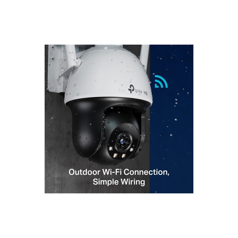 TP-Link VIGI C540-W VIGI 4MP Outdoor Full-Color Wi-Fi Pan Tilt Tinklo kamera