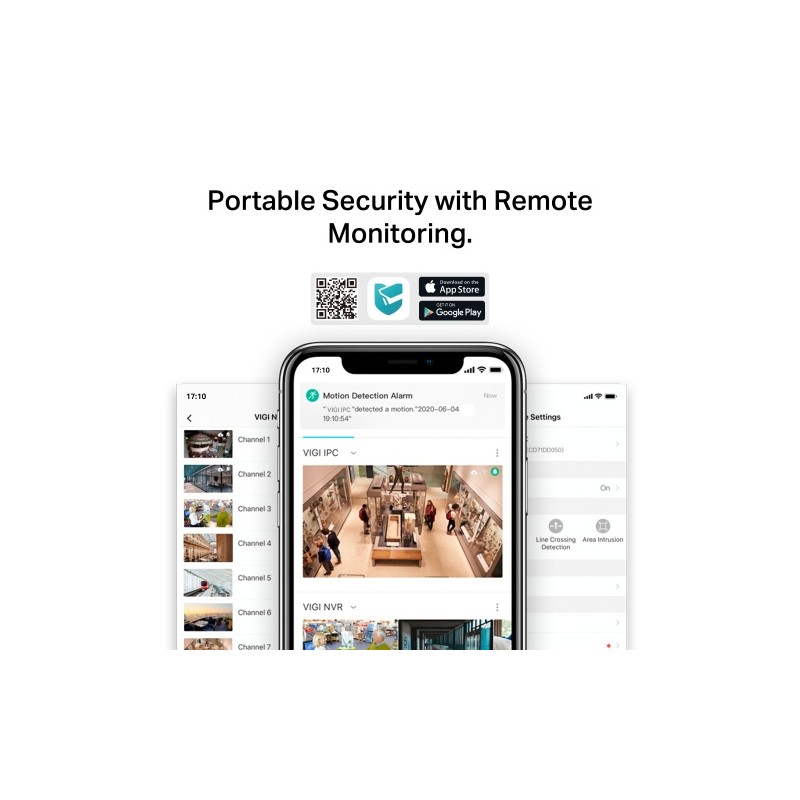TP-Link VIGI C540-W VIGI 4MP Outdoor Full-Color Wi-Fi Pan Tilt Tinklo kamera