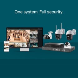 TP-Link VIGI C540-W VIGI 4MP Outdoor Full-Color Wi-Fi Pan Tilt Tinklo kamera