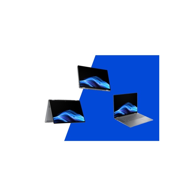 HP OmniBook X Flip 16-ar0007nn AMD Ryzen AI 5 340 16'' 2K WUXGA Touch 16GB 512GB W11H, Meteor Silver