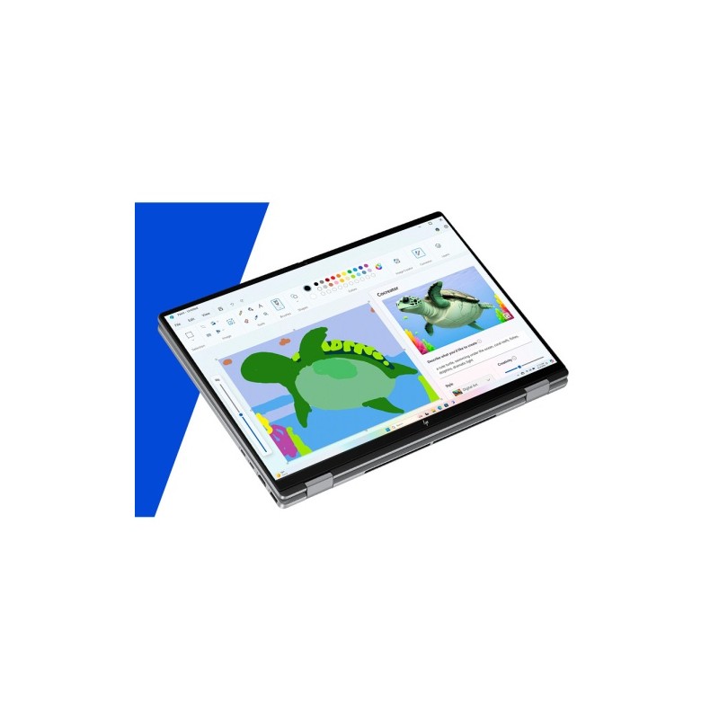 HP OmniBook X Flip 16-ar0007nn AMD Ryzen AI 5 340 16'' 2K WUXGA Touch 16GB 512GB W11H, Meteor Silver