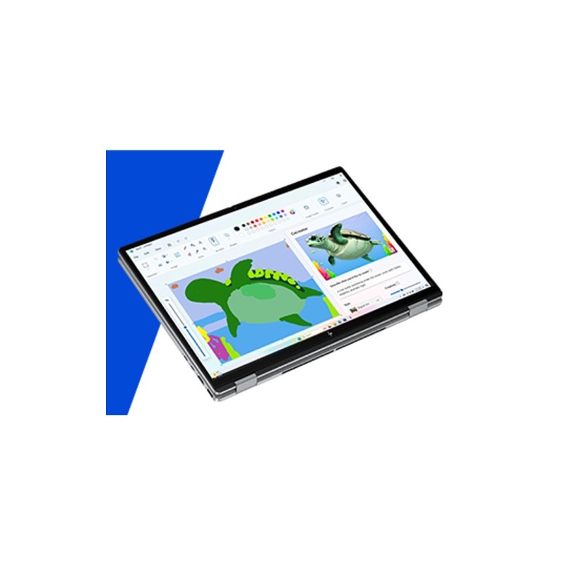 HP OmniBook X Flip 16-ar0007nn AMD Ryzen AI 5 340 16'' 2K WUXGA Touch 16GB 512GB W11H, Meteor Silver