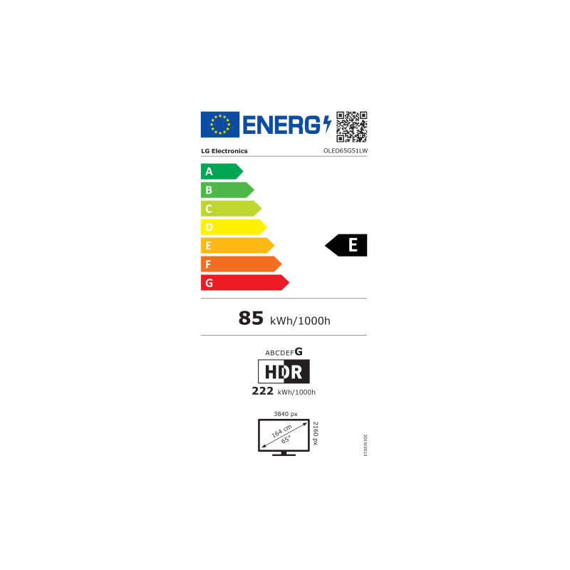 LG TV OLED evo AI OLED65G51LW (2025) Televizorius 65'' 4K UHD 3840x2160 Smart TV, Juoda