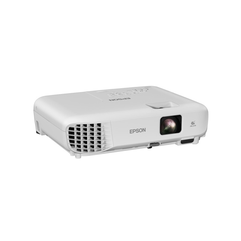 Epson EB-W53 Projektorius 3LCD WXGA 1200x800, 4000 ANSI lumens, USB, Balta