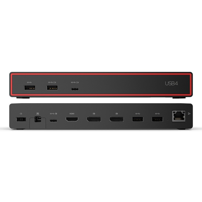 Lenovo ThinkPad USB4 Dock 5000 (40BF0100EU) Jungčių stotelė, Eclipse Black