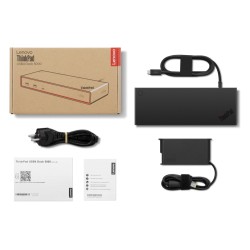 Lenovo ThinkPad USB4 Dock 5000 (40BF0100EU) Jungčių stotelė, Eclipse Black