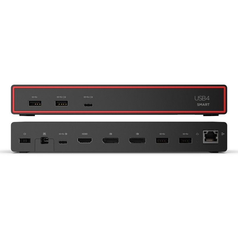 Lenovo ThinkPad USB4 Smart Dock 5500 (40BC0135EU) Jungčių stotelė, Eclipse Black