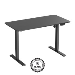Reguliuojamo aukščio stalas Up Up Frigg Juodas