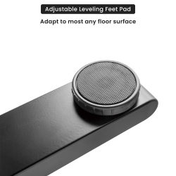 Reguliuojamo aukščio stalas Up Up Frigg Juodas