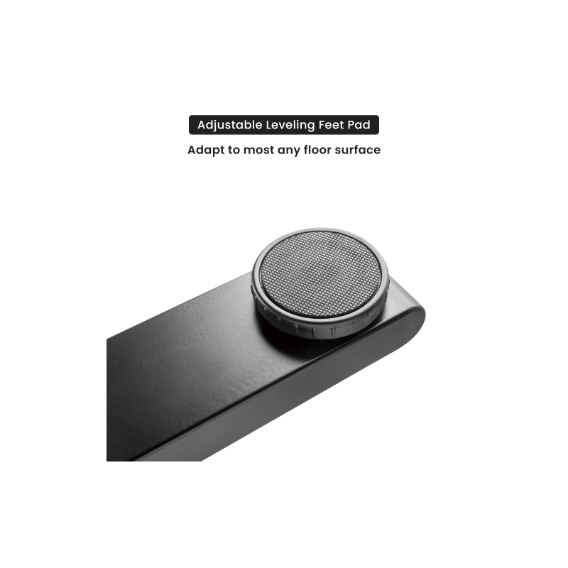 Reguliuojamo aukščio stalas Up Up Frigg Juodas