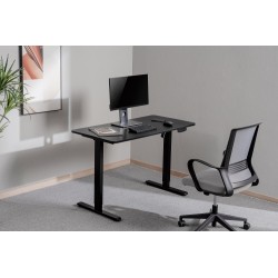 Reguliuojamo aukščio stalas Up Up Frigg Juodas