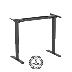 Reguliuojamo aukščio stalo rėmas Up Up Bjorn II, Juodas