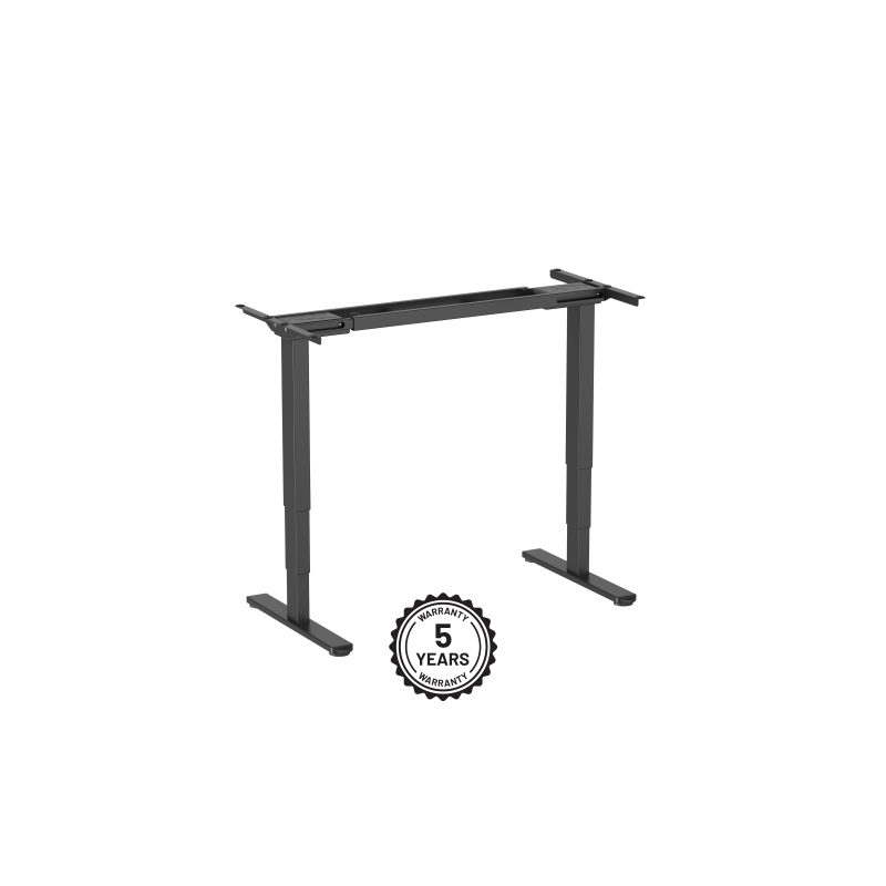 Reguliuojamo aukščio stalo rėmas Up Up Bjorn II, Juodas