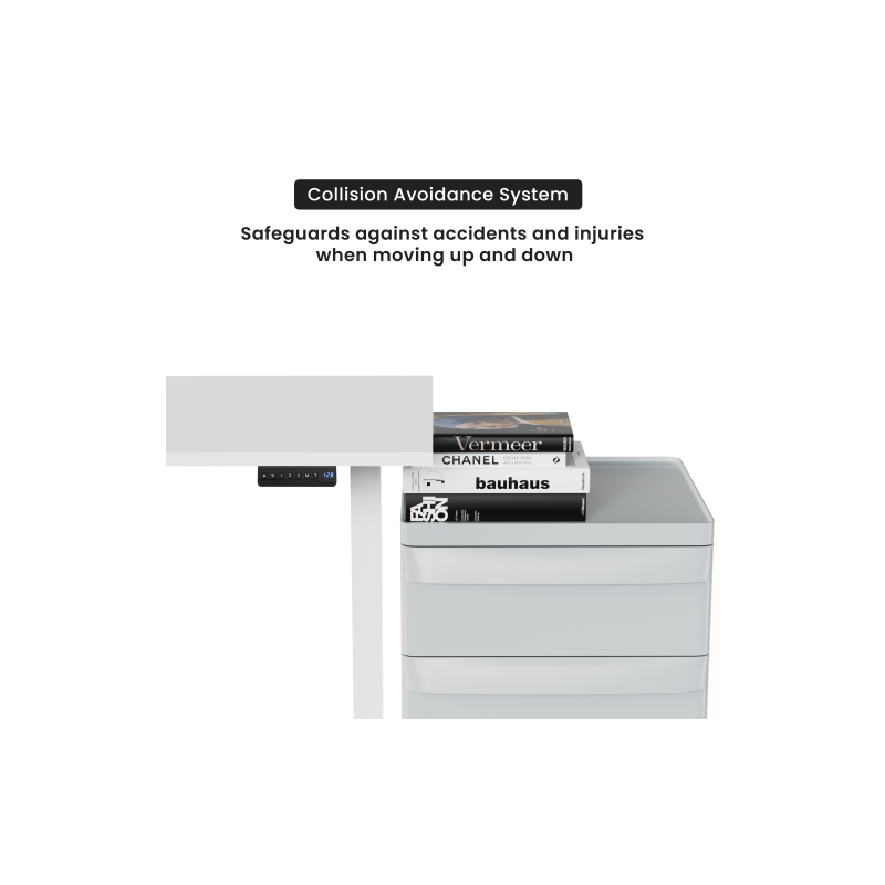 Reguliuojamo aukščio stalo rėmas Up Up Bjorn II, Pilkas