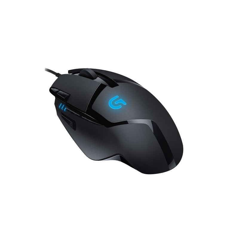 Logitech G402 Hyperion Fury Laidinė žaidimų pelė USB-A 4000 DPI, Juoda